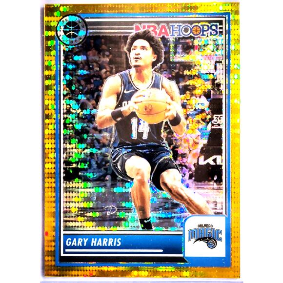 2023-24 NBA Hoops Premium Stock GARY HARRIS Gold Pulsar Prizm Parallel 6/10 - Picture 1 of 3